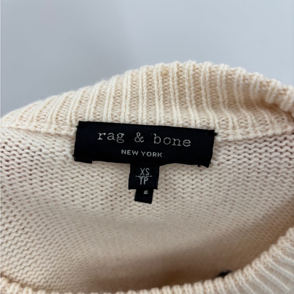 Rag & Bone Jackson Arrow Print Merino Wool Sweater - Picture 2 of 4